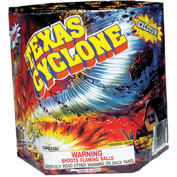 TEXAS CYCLONE Firework Aerial Finale Texas Cyclone