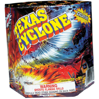 TEXAS CYCLONE Firework Aerial Finale Texas Cyclone