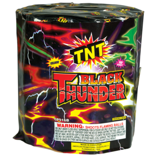 BLACK THUNDER Firework Aerial Finale Black Thunder