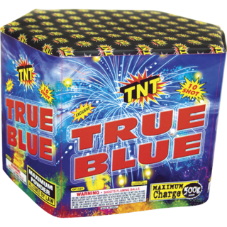 TRUE BLUE 500 Gram Firework Aerial Finale True Blue