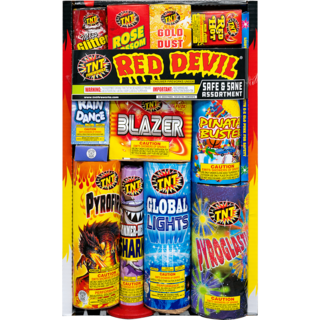Firework Ground Assortments Red Devil® Tray   Ss