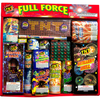 FULL FORCE TRAY Firework Assortment Full Force Tray