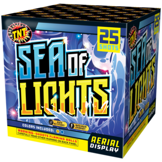 500 Gram Firework Finale Aerials Sea Of Lights