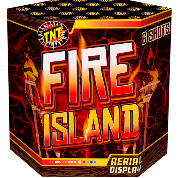 Firework Multi Aerials Fire Island