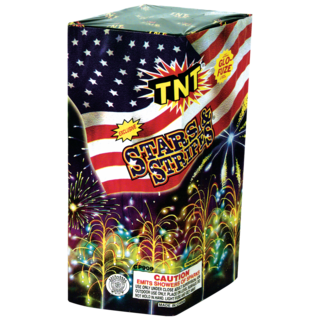 Stars & Stripes Firework Fountain Stars & Stripes