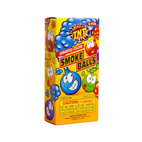 Firework Smoke Smoke Balls Box Of 8