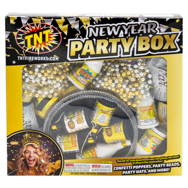 Firework Novelty Assortments New Year's Party Box