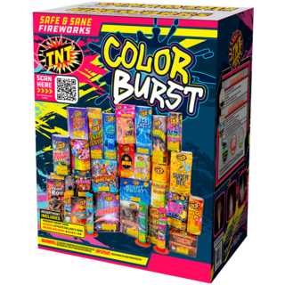 Firework Ground Assortments Color Burst Box