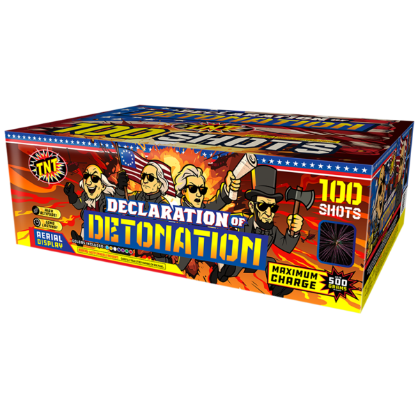 500 Gram Firework Finale Aerials Declaration Of Detonation