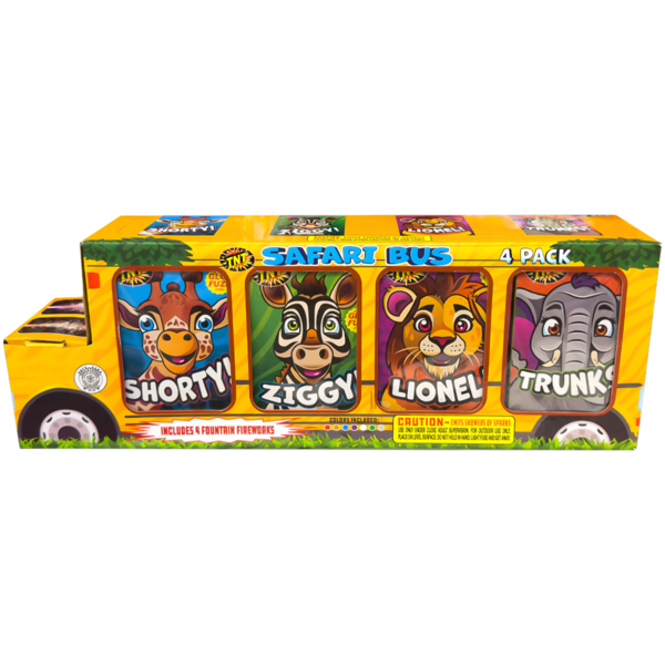 SAFARI BUS 4 PACK