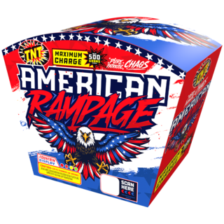 500 Gram Firework Fountains American Rampage