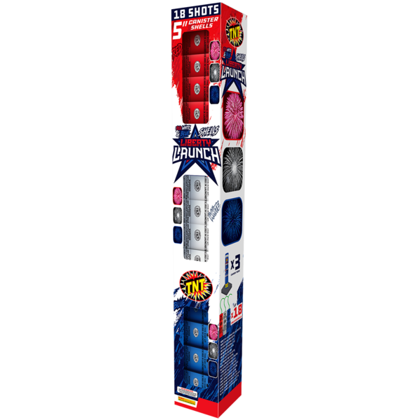 Firework Reloadables Liberty Launch 5" Shells