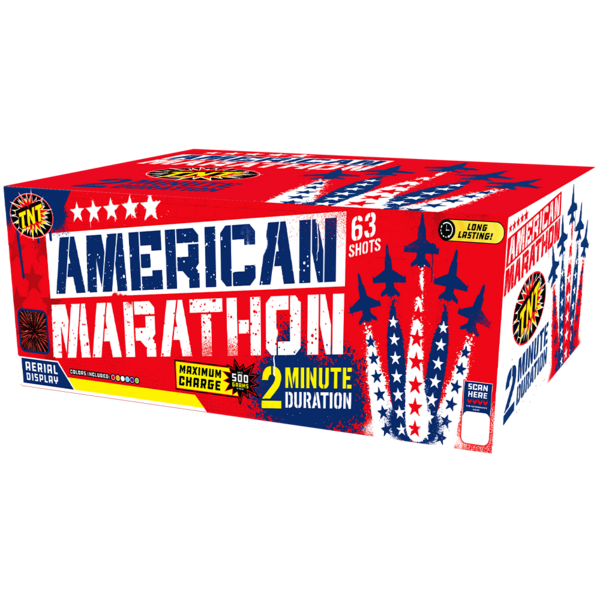 500 Gram Firework Finale Aerials American Marathon
