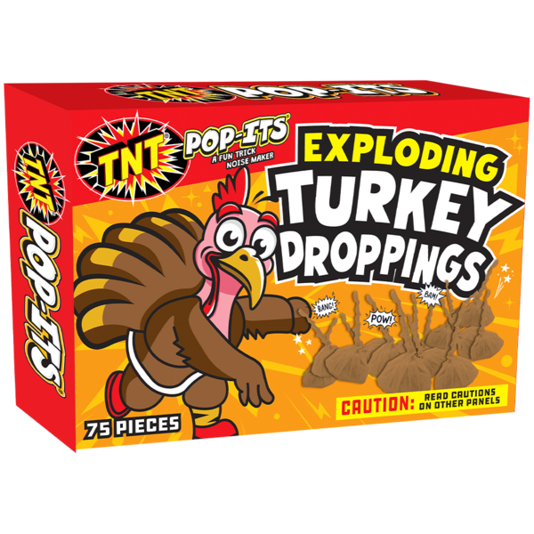 Firework Snappers Exploding Turkey Droppings
