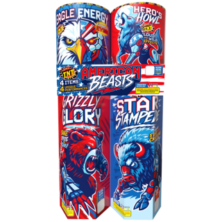 Firework Fountains American Beasts 4 Pack