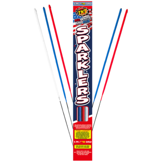 Firework Sparklers & Handheld #20 Rwb Sparklers