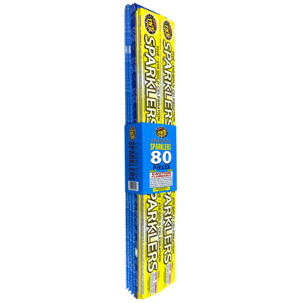 Firework Sparklers & Handheld Celebration Sparklers 80 Pack