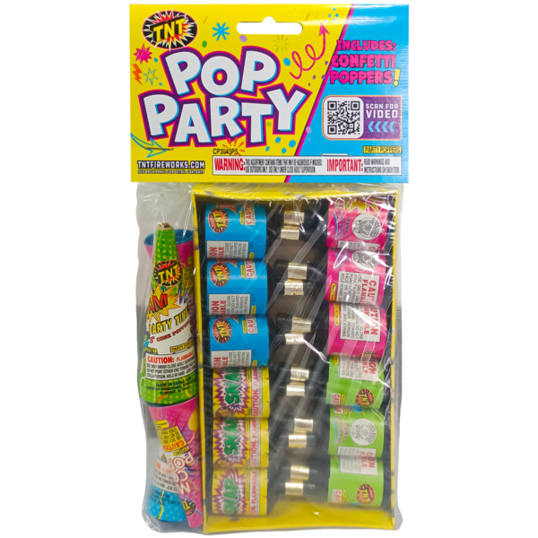 Firework Novelty Assortments Pop Party Bag