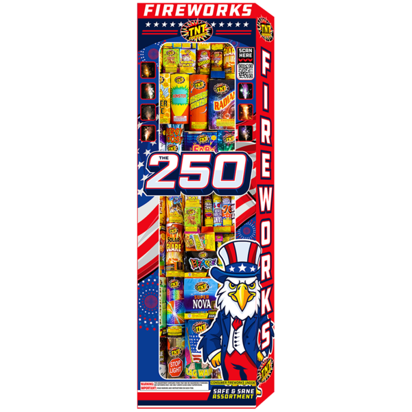 Firework Ground Assortments The 250