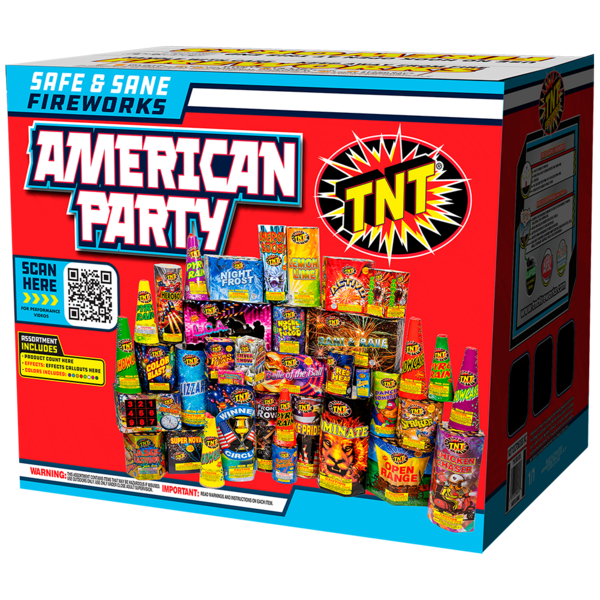 Firework Ground Assortments American Party Box