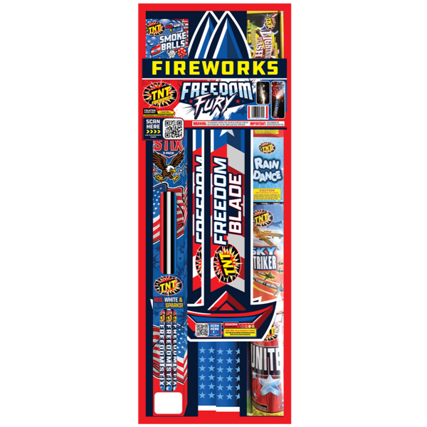 Firework Ground Assortments Freedom Fury