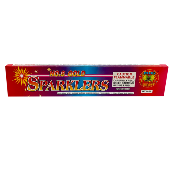 Firework Big Thunder #8 Gold Sparkler