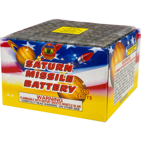 Firework Big Thunder 100 Shot Saturn Missile Barrage