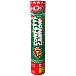 Firework Confetti & Streamers Christmas Cannon