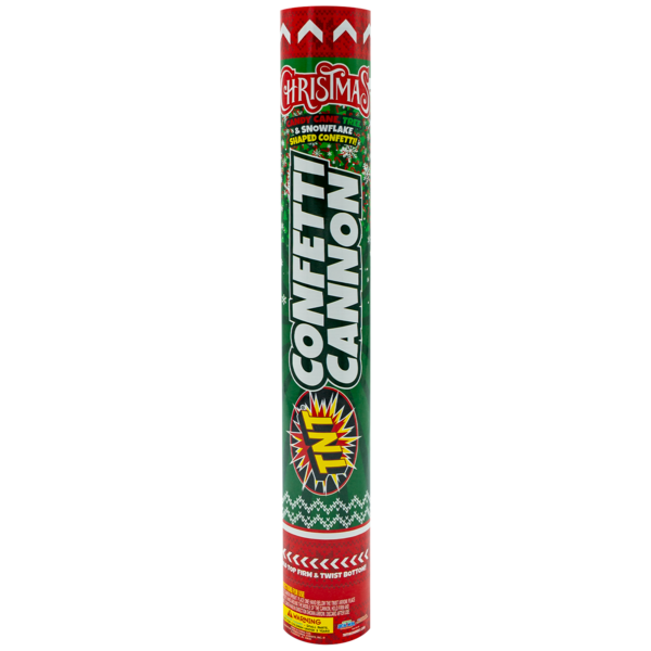 Firework Confetti & Streamers Christmas Cannon