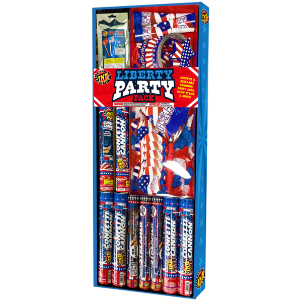 Firework Novelty Assortments Liberty Party Pack