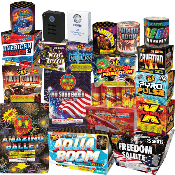 Firework Pre-Built Shows Retail Large Show 2026
