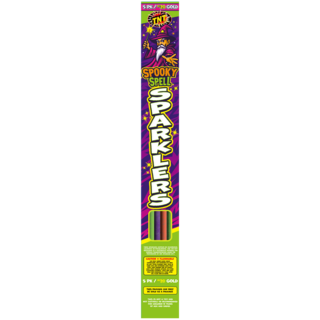 Firework Sparklers & Handheld Spooky Spell Sparklers