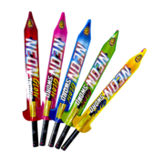 Firework Sparklers & Handheld Neon Sword 5 Pack Thumbnail 2