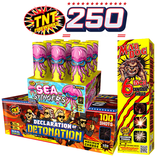 TNT Fireworks 250 Years of America